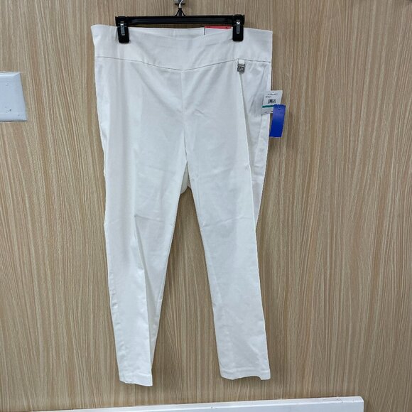 Rafaella White Pants size 16 NEW - Picture 1 of 5